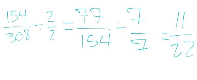 PLEASE HELP MMEEEEE BY simplifying 154/308-example-1