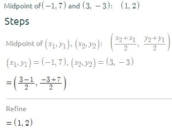 What is the midpoint of the line segment with endpoints?-example-1