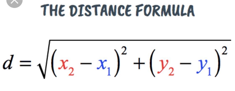 · A)What is the distance formula in geometry ?-example-1