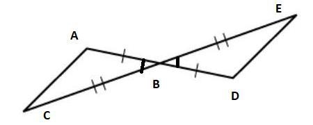 Which method would you use to prove that the two triangles are congruent? SAS SSS-example-1