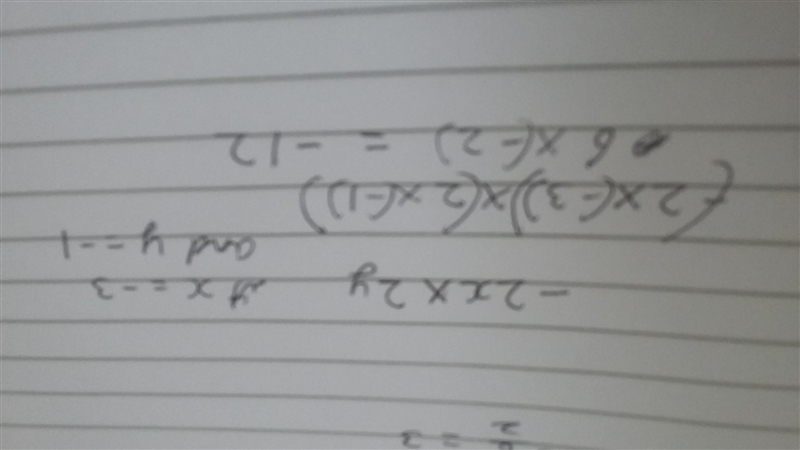 -2x 2 y, if x = -3 and y = -1-example-1