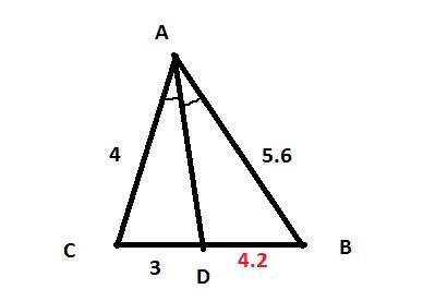 PLEASE HELP ME ASAP..... MATHS. In a triangle ABC, AD is the bisector of angle A ....If-example-1