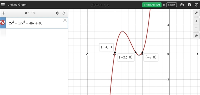 The formula for volume of this rectangular prism is: v=2x^3+17x^2+46x+40 find an expression-example-1