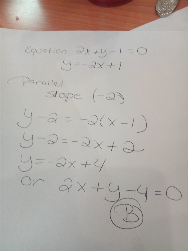 No explanation required, just a quick answer please! What is the equation of the line-example-1