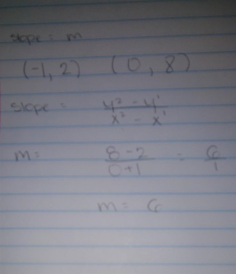 Calculate the slope of a line the -1,2 and 0,8-example-1