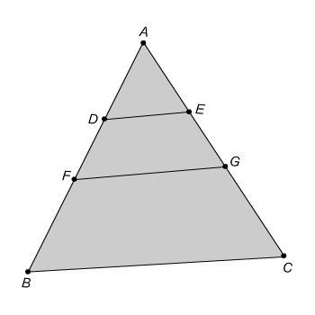 Select the correct answer from each drop-down menu. If , then line segment is parallel-example-1