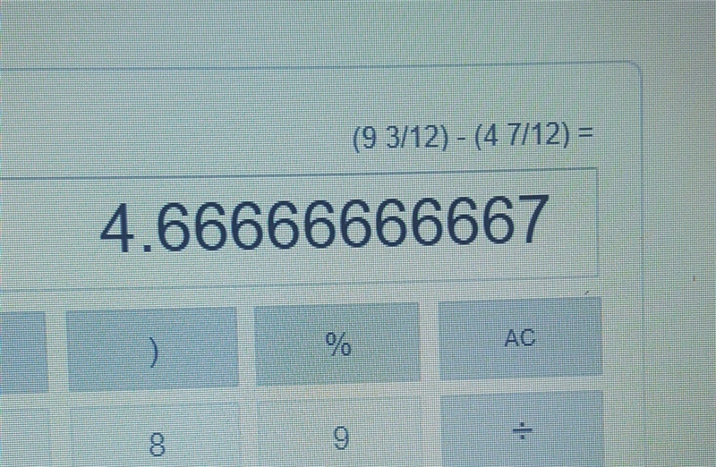 What is 9 3/12 - 4 7/12 ?-example-1