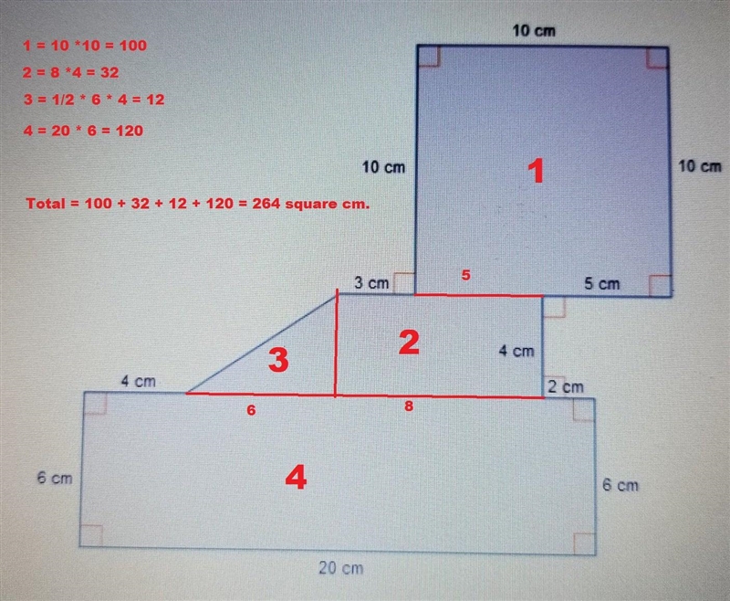 The area of this composite figure ​-example-1