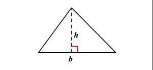 Can we use the formula A = 1/2 × base × height to calculate the area of triangles-example-1