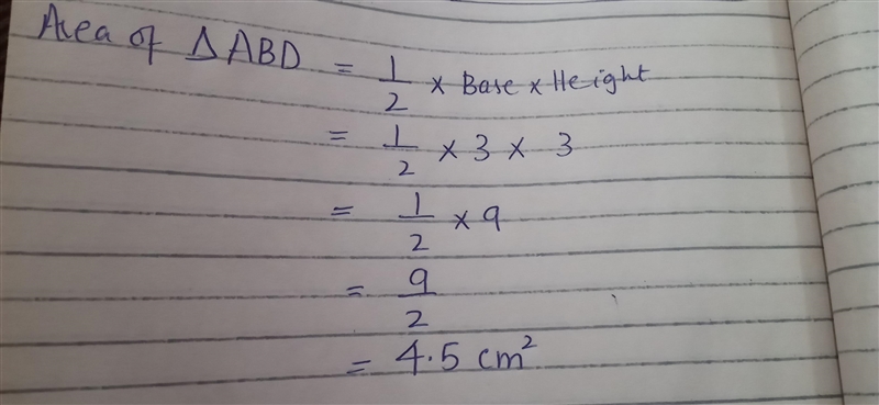 What is the area of triangle ABD? 7 cm 2 3.5 cm 2 6 cm 2 4.5 cm 2-example-1