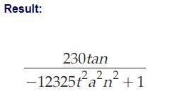 (tan145 + tan 85)/(1-tan145 tan85)-example-1