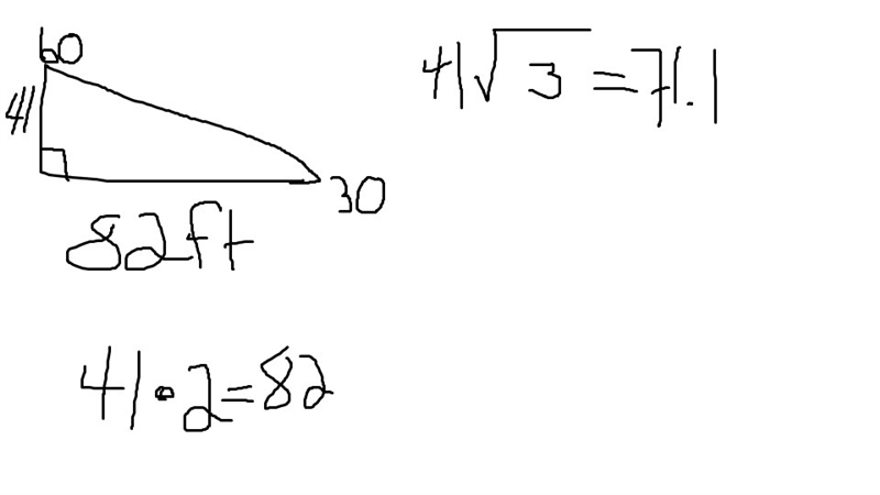 A building lot in a city is shaped as a 30°-60°-90° triangle, like the figure shown-example-1