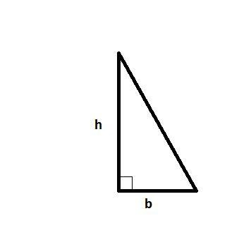 A sail is in the form of a right triangle that is three times as high as it is wide-example-1