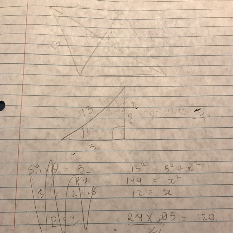 What is the area of the rhombus?-example-1