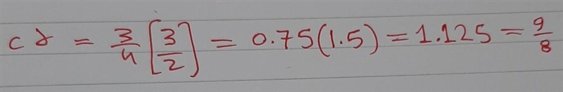 Find the value of cd if c=3/4 and d=3 2/4 simplify if needed?-example-1