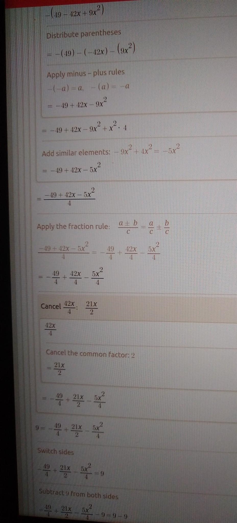 X^2- 4y² = 9 3x + 4y = 7-example-4