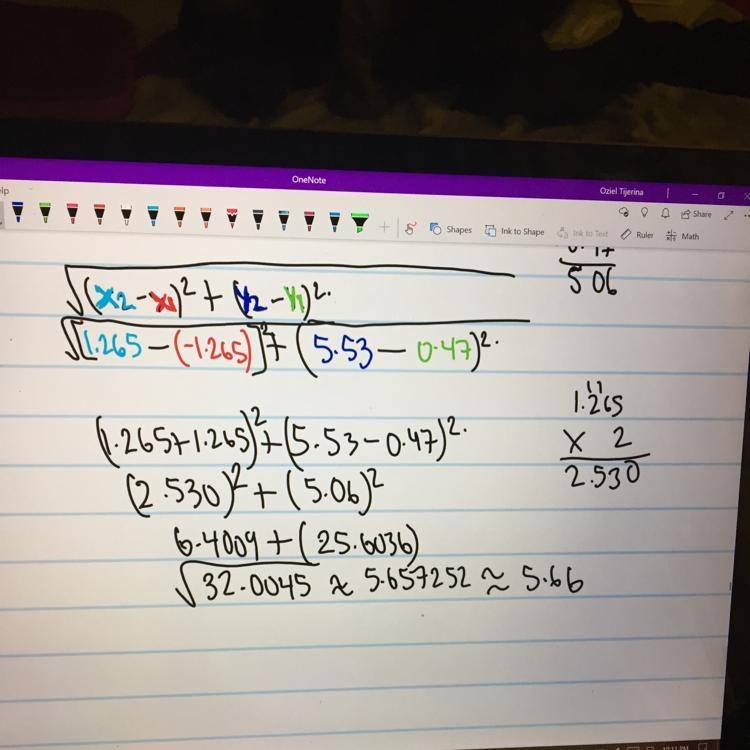 What is the length of a chord y=2x+3 that passes through circle (x-4)^2 +(y-1)^2 =28?-example-1