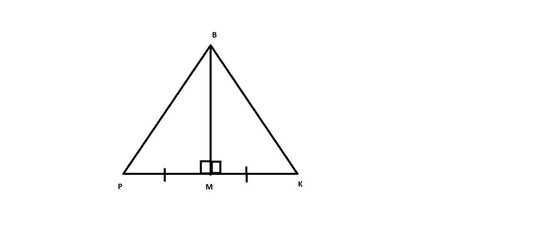 Omplete the paragraph proof. Given: M is the midpoint of Prove: ΔPKB is isosceles-example-1