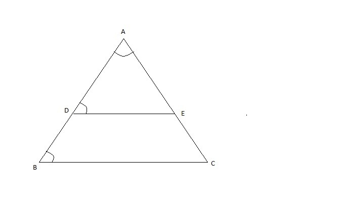 The length of a side of a triangle is 36. A line parallel to that side divides the-example-1