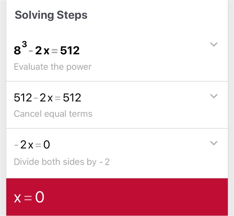 8^3-2x=512 solve the equation​-example-1