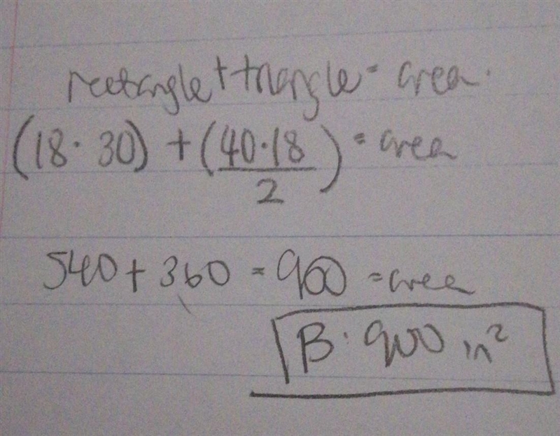 The figure below shows one of the paving stones in Jack's garden. 30 in. 18 in. 70 in-example-1