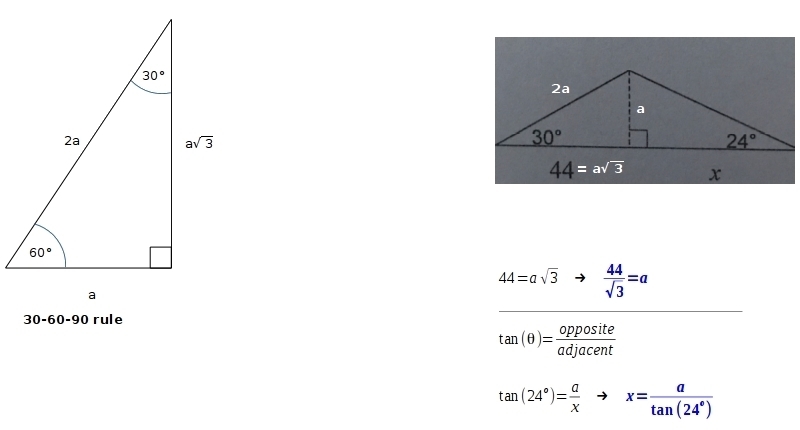 Solve for x and then find the area of the figure .-example-1