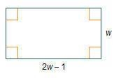 What is the value of w? 5 units 7 units 14 units 15 units-example-1