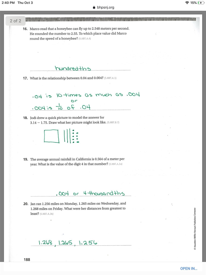 18. Jodi drew a quick picture to model the answer for 3.14 - 1.75. Draw what her picture-example-2