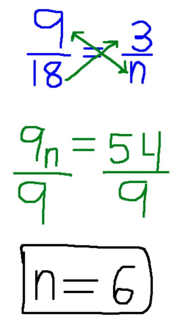 (9, 18)and (3, n) . Find n-example-1