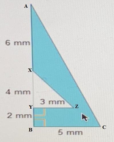 What is the area of the shaded region? 21 mm 24 mm 42 mm 48 mm-example-1