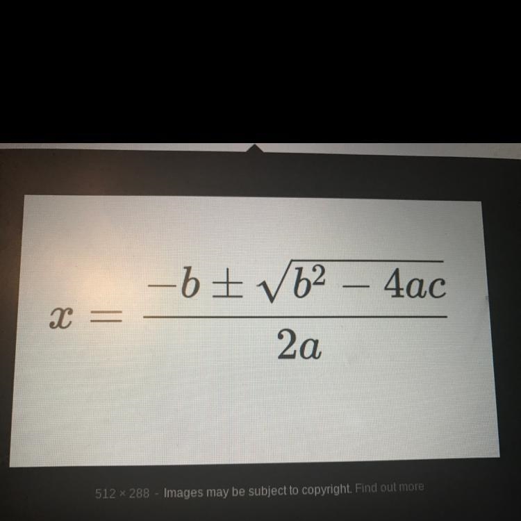 What’s the quadratic formula?-example-1