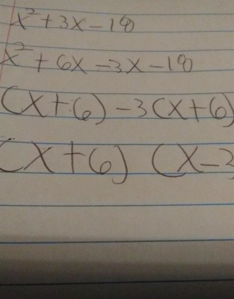 Solve by factoring: A). x = -6, 3 B). x = -3, 6 C). x = -6, -3 D). x = 3, 6-example-1