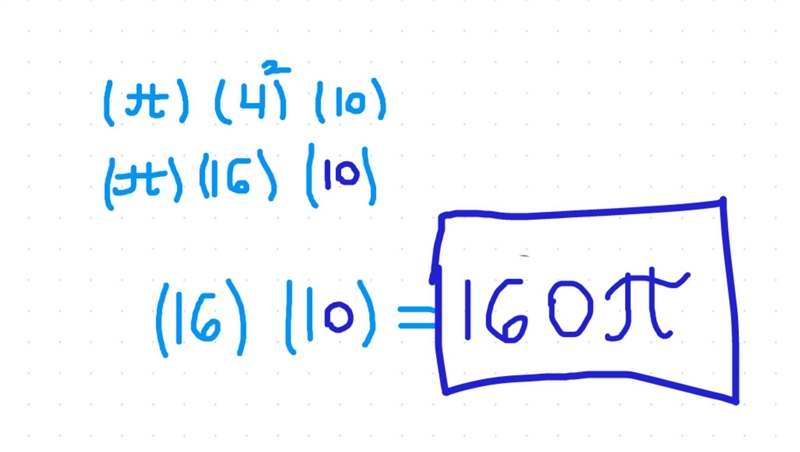 Find the volume of the cylinder. 30 POINTS :0!!-example-1