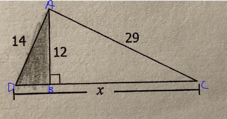 Find the missing side. Step by step please. Thanks-example-1