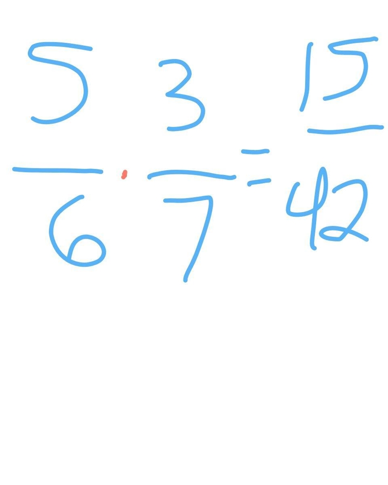 2. What is the value of 5/6 * 3/7 ? A 15/42 B 18/35 C 35/18 D42/15-example-1