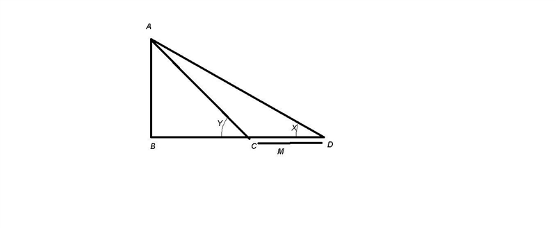 19. From two ships due east of a lighthouse and in line with its foot, the angles-example-1