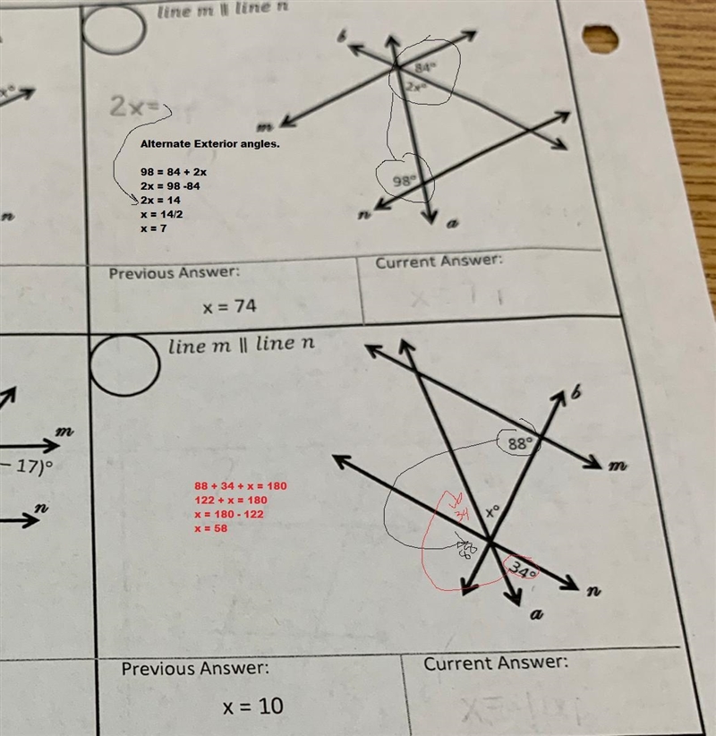 I need help solving these 2 question!!-example-1