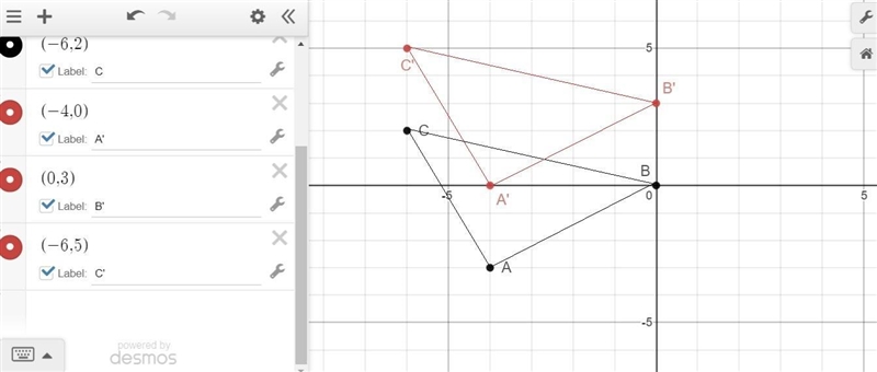 Draw the image of ABC under the translation (x, y) + (x,y+3).-example-1