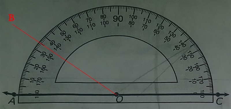 DRAW A RAY TO COMPLETE AOB WITH A MEASURE OF 35?-example-1