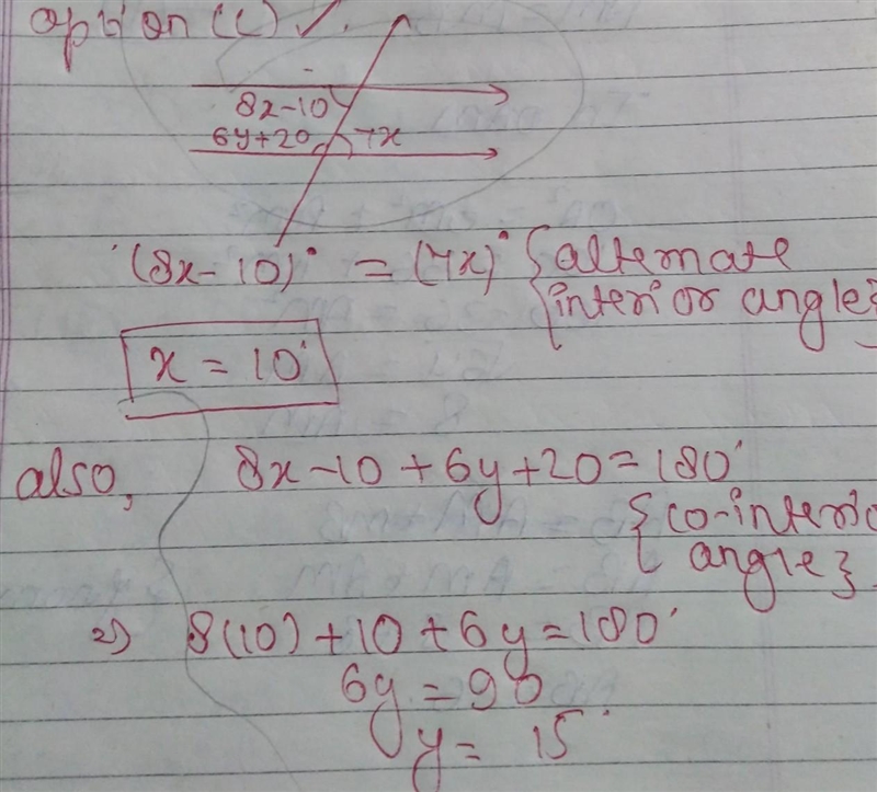 I need help I need answers x and y and the angle pair relationship Apr just stands-example-2