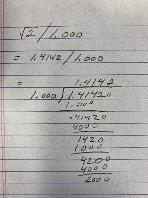 √2 as a decimal is approximately 1.4142. using this decimal, find the first four decimal-example-1