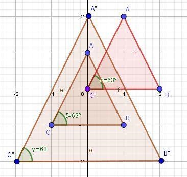 Please help! Triangle ABC is translated by the rule (x + 1, y + 1) and then dilated-example-2