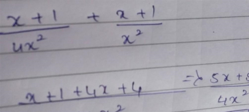 Which shows the rational expression written using the least common denominator? X-example-1