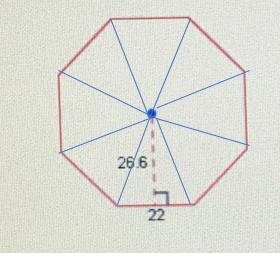 To the nearest square unit what is the area of the rectangular octagon shown below-example-1