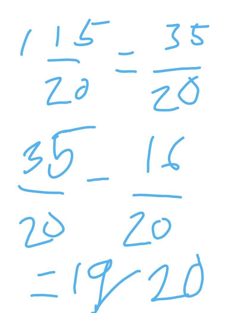 1 3/4 - 4/5 And how did you solve it plz I don’t know how to subtract fractions :(((-example-3