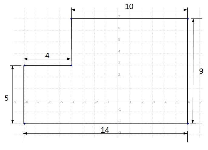 what is the perimeter of polygon of (-4, 7), (6, 7), 6,- 2), (-8, -2), (-8, 3), (-4, 3) please-example-1