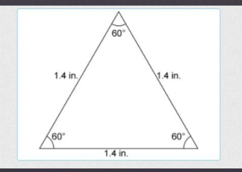 Marie drew the triangle shown. She wants to draw a second triangle that is different-example-1