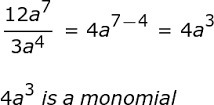 Is this expression a monomial? Explain. qs+5-example-1