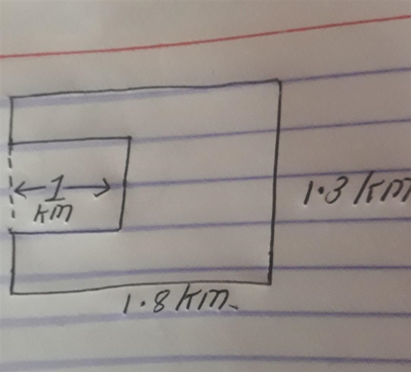 What is the area of the figure shown below?-example-1