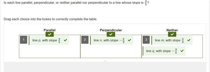 Is each line parallel, perpendicular, or neither parallel nor perpendicular to a line-example-1